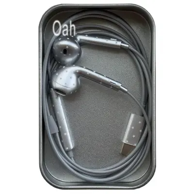 Star Pattern Wired Earphones for Android, Korean Style Polka Dot