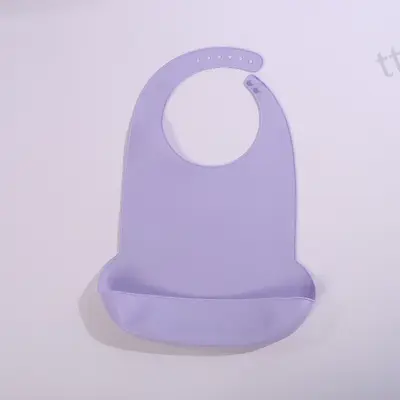 Waterproof Silicone Adult Bib for Eating, Elderly - 11