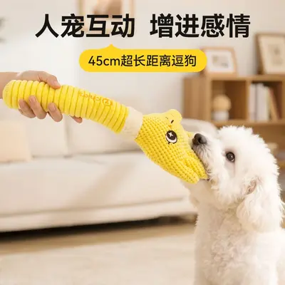 Squeaky Plush Dog Toy, Chew-Resistant, for Small to Large Dogs - 4