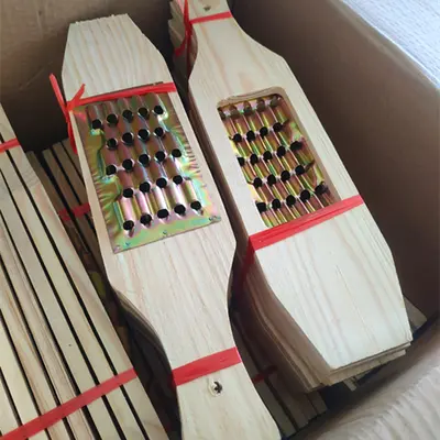 Factory price kitchen No. 14 stainless steel copper grater shredder vegetable cutter potato peeler wooden board grater factory - 11