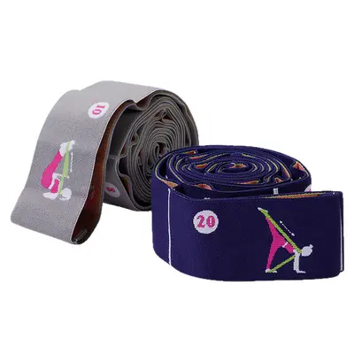 Wide Yoga Stretch Band for Legs and Back Resistance Exercise - 5