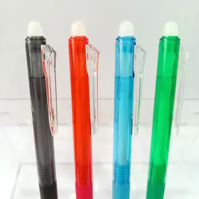 Radierbare Gelstifte 12er Set, einziehbar, 0,7 mm Spitze - 8