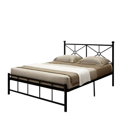 Minimalist Single-Layer Metal Bed Frame, Single or Double - 6