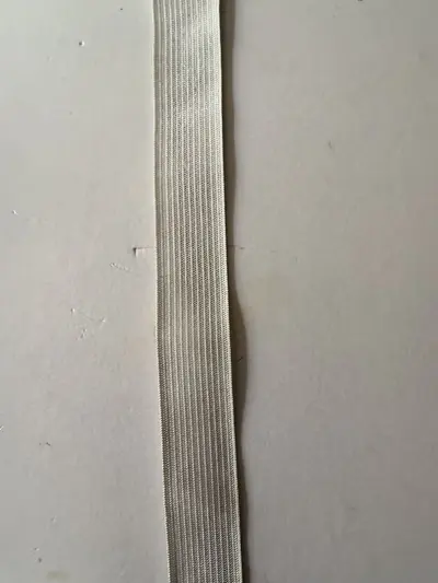 Hakeli elastik band, siyah beyaz renkli kalın gummiband - 7