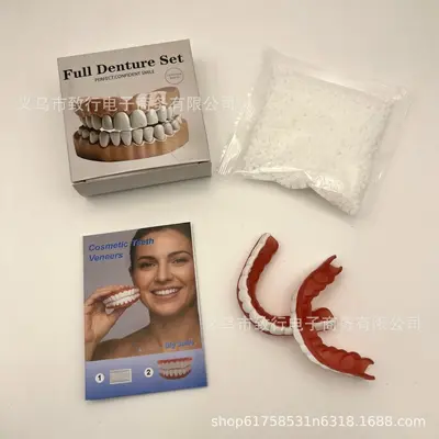 Realistic Full Coverage Fake Tooth Covers, 50 Pcs - 8