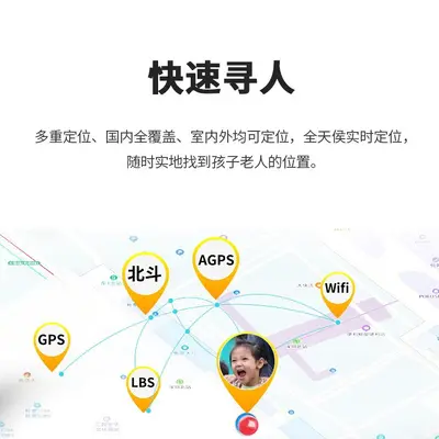 Beidou GPS çocuk rozeti bulucu, kayıp karşıtı cihaz - 4