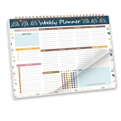 B5 Weekly English Planner Spiral-Bound Study Notebook - 8