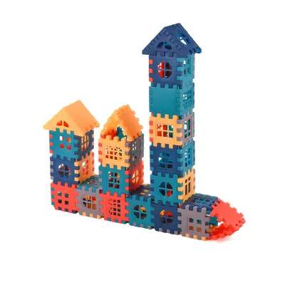Çocuk DIY yapı blokları seti, Morandi renk serisi, erken eğitim - 6