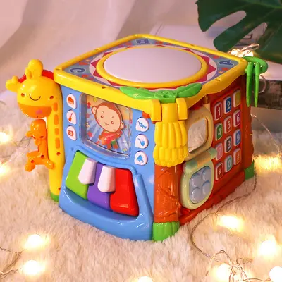Six-Sided Multifunctional Educational Game Table, Chinese-English - 7