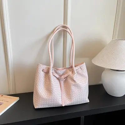Große Kapazität Tote Bag Damen 2026 Neukollektion Trendy Mode hoher Ästhetik Modedesign Einzelschulter-Tasche Muted-Ton Pendeltasche - 9