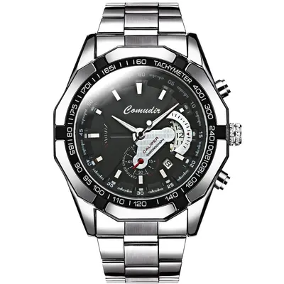 Automatic Men's Watch Calendar Stainless Steel Strap - 8