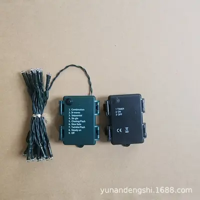 Waterproof 3AA Battery Box LED Fairy Light String, Solar Option