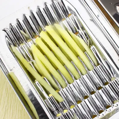 Paslanmaz çelik rende, kaba ve ince, patates rendesi - 8