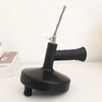Manual Spring Drain and Toilet Clog Remover - 8