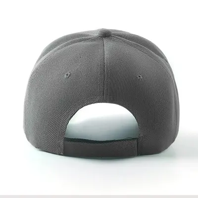 Steife Baseballkappe mit geradem Schirm, Polyester, modische Kappe, Amazon Bestseller, Uni-Farbe, bedrucktes Logo. - 6