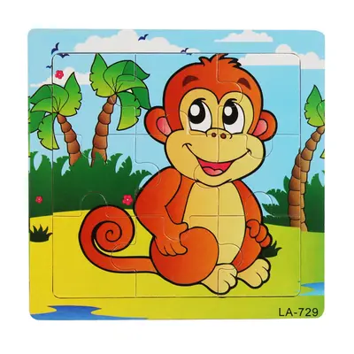 9-teiliges Kinder-Holzpuzzle, Lernspielzeug - 13