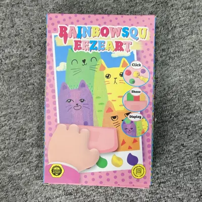 Rainbow Scratch Art Set, Creative Handmade Kids Drawing Toy - 8