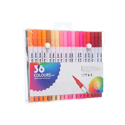 Doppelseitige Aquarellmaler, 120 Farben, waschbar - 8