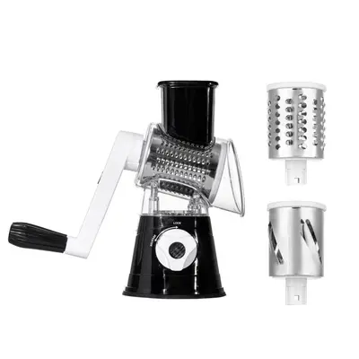 Kitchen vegetable cutter hand-crank potato slicer cheese grater - 10
