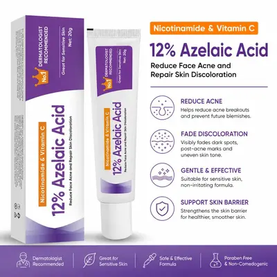 Azelaic acid 12% niacinamide acne scar remover and ointment
