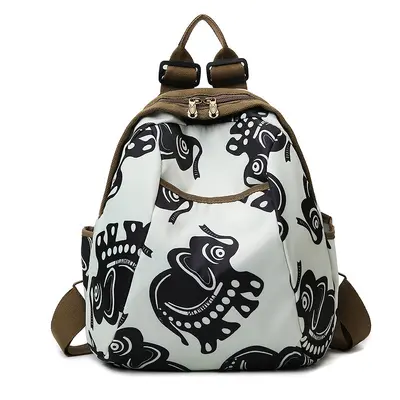 Oxford Fabric Backpack, Large Capacity, Lightweight Mommy Bag - 10