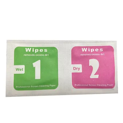 Phone Screen Cleaning Kit, Alcohol Wipes and Dry-Wet Dust Removal, 1+2