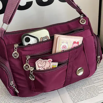 Small Square Women's Crossbody Bag, Korean Style - 4