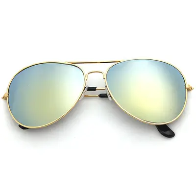 Luxus-Metall-Pilotensonnenbrille für Herren, farbig und trendig 3026 Frosch-Sonnenbrille, Straßenverkaufs-Großhandel - 10