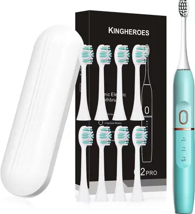 Electric Toothbrush with Travel Case, Smart Charging, Adults - 11