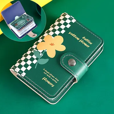 Sommerfrischer Kartenhalter, Damenführerscheintasche, großvolumiger antimagne-tischer Kartenhalter, multifunktionale kleine Kartentasche - 9