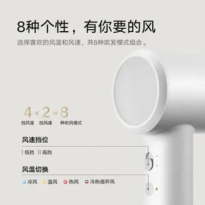 Xiaomi Negative Ion Hair Dryer, High-Power, Fast-Drying, Portable