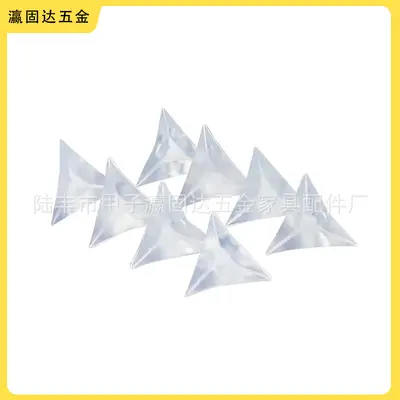Dust-Proof Triangle Corner Pads for Cabinets and Drawers, Transparent