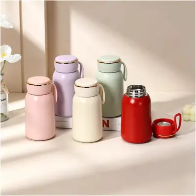 316 Stainless Steel Vacuum Mini Pocket Cup with Carry Rope - 1