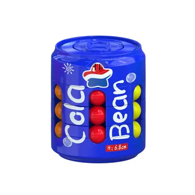Creative Pull-Tab Can Rotating Magic Cube and Magic Beans, Stress Relief Fidget Toy - 7