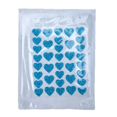 Bunte Herz-Akne-Patches Teebaumöl Hydrokolloid mit Glitter