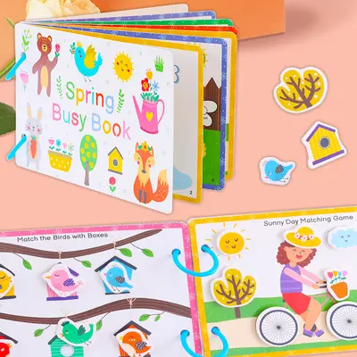 Busybook Reiß- und Klebe-Aktivitätsbuch für Kinder