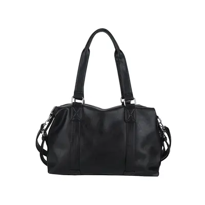 Cross-Border Large Capacity Vintage Soft Leather Boston Handbag Travel Shoulder Crossbody Bag Fashion Commute Single Shoulder Bag - 7