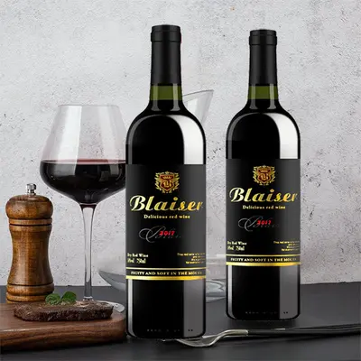 Kuru kırmızı şarap, 750 ml şişe, koli halinde