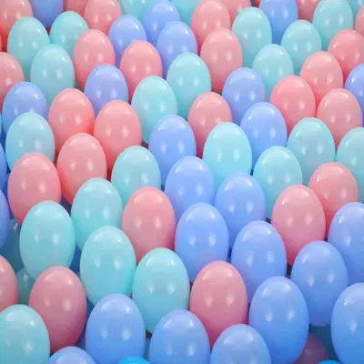 Colorful Thick Plastic Ocean Balls, Macaron, for Play Pools - 8