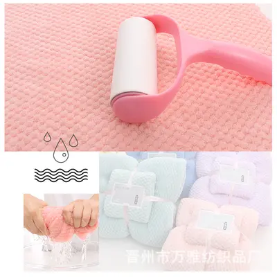 Toptan ananas ızgara mercan kadife havlu banyo havlusu seti anne havlusu kalınlaşmış emici yumuşak çabuk kuruyan havlu banyo havlusu özelleştirilebilir