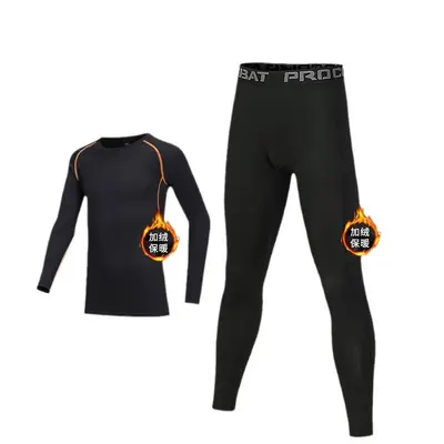 Ski Thermal Base Layer Set, Quick-Dry, Fleece-Lined, Men and Women