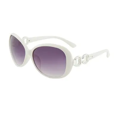 Large Frame Retro Women's Sunglasses UV Protection Round Frame - 7