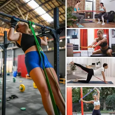 Yoga-Widerstandsbänder für Heimtraining, Schulterbandagen und Rückenbandagen
