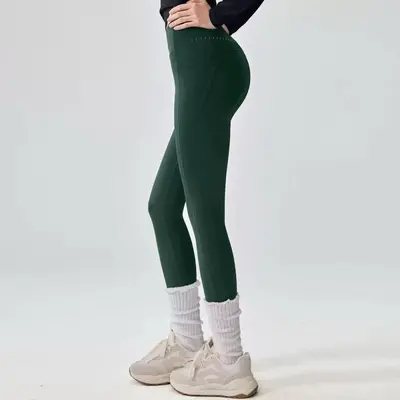 American O-seam yoga leggings, high waist, belly control, butt-lifting - 9