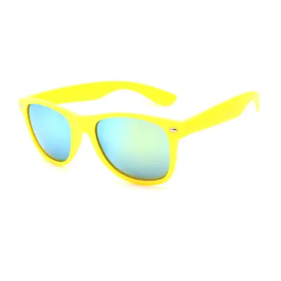 Men's Solid Color Metal Stud Sunglasses with Custom Logo - 11