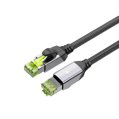 Akihabara Kategori 8 10G ağ kablosu, çift korumalı, QS5501