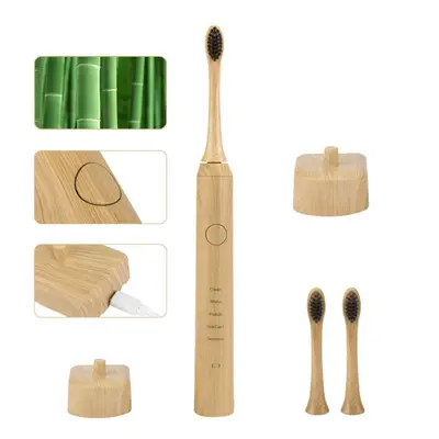 Sonic electric toothbrush, bamboo, inductive charging - 7