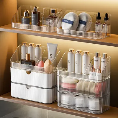 Banyo ayna dolabı saklama kutusu - 5
