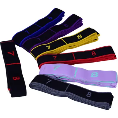Numbwin Yoga-Dehnband in 8-Form, hochelastisches Widerstandsband