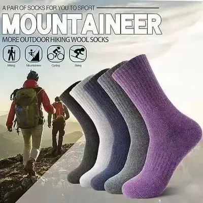 Erkek Kalın Polar Astarlı Havlu Çorap, Orta Boy, Kışlık